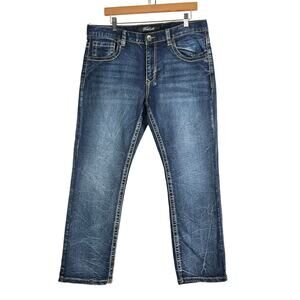 TRUE LUCK "Distressed Look" Stretchy Jeans Men’s Size 34x30